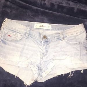 Light wash Hollister shorts